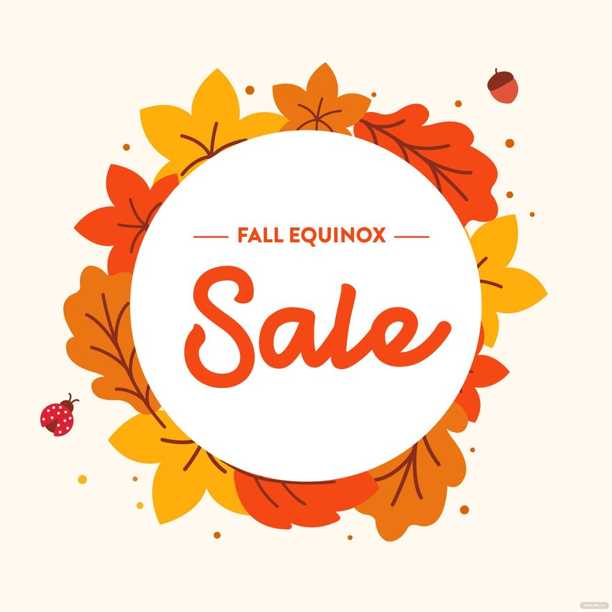 Fall Equinox Sale Illustration