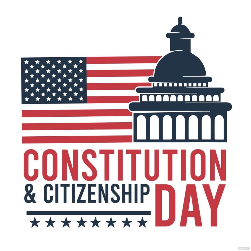 Constitution and Citizenship Day Graphic Vector