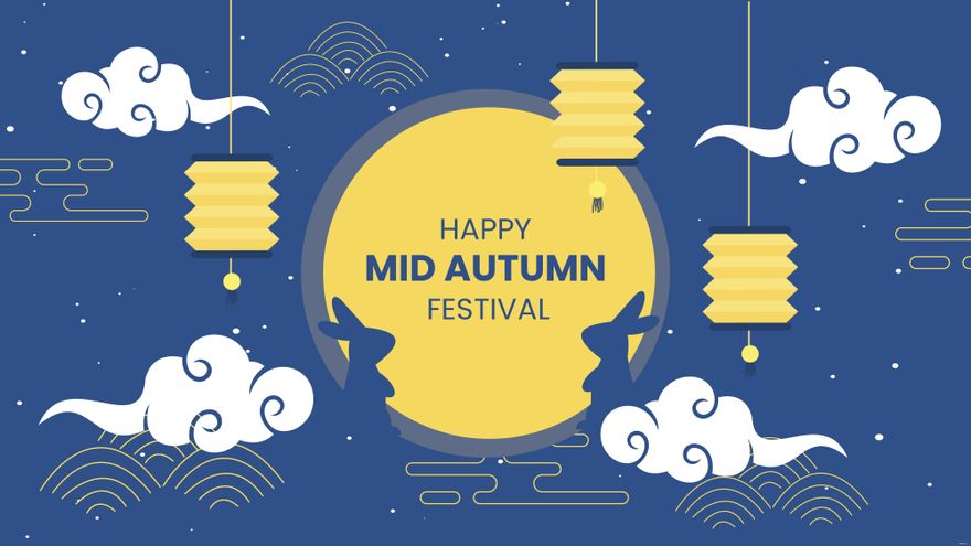 Free Mid-Autumn Festival Background in PDF, Illustrator, PSD, EPS, SVG, JPG, PNG