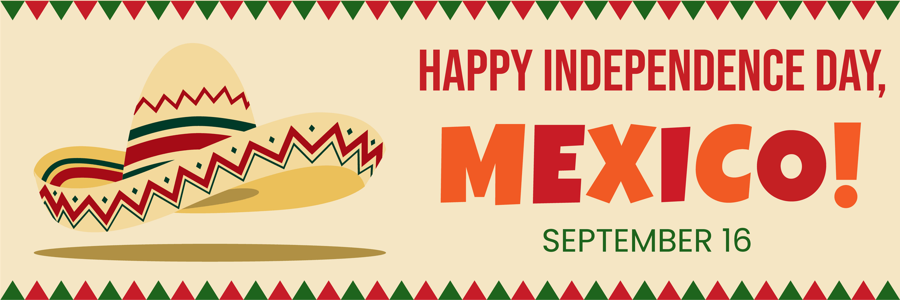 Mexican Independence Day Twitter Banner