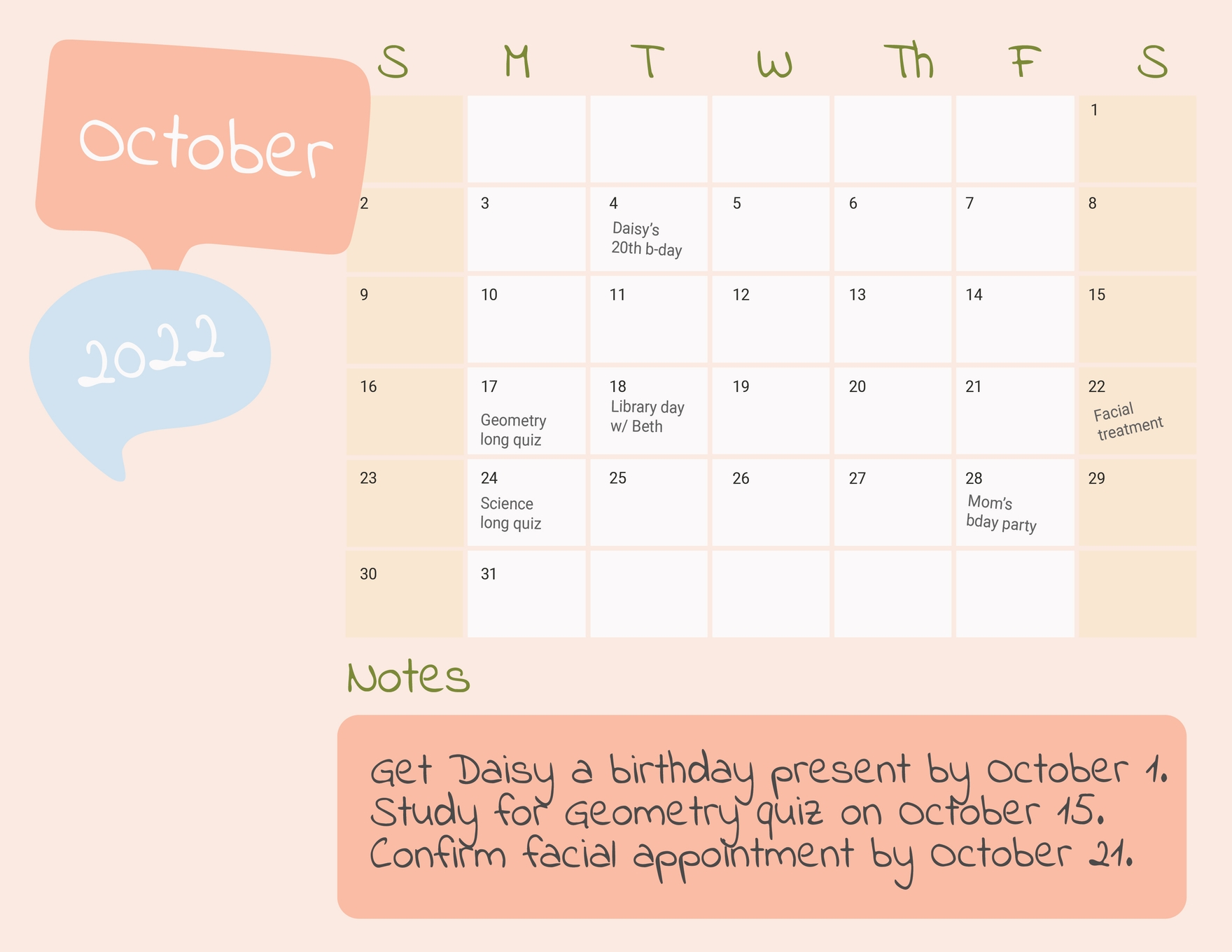 Free Blank October 2022 Calendar Template Illustrator Word PSD 