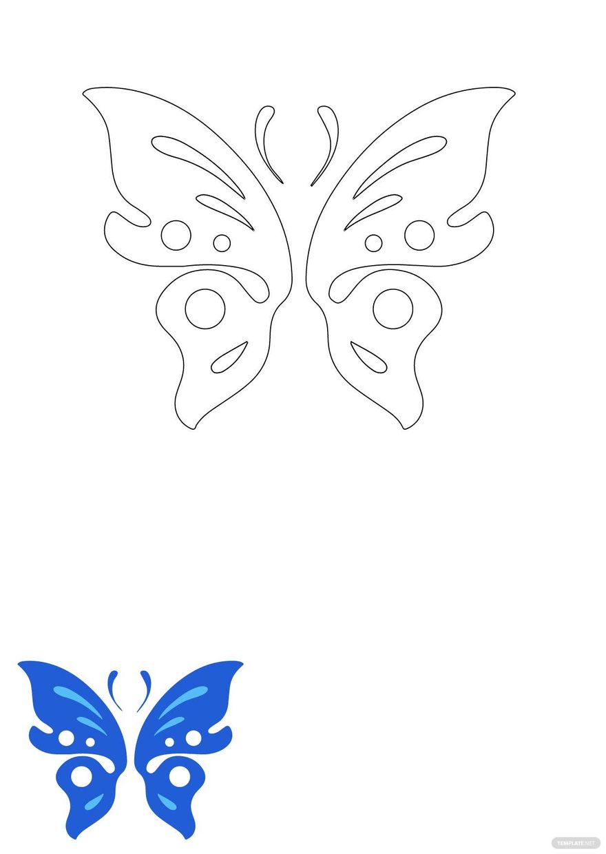 Butterfly Wings Coloring Page