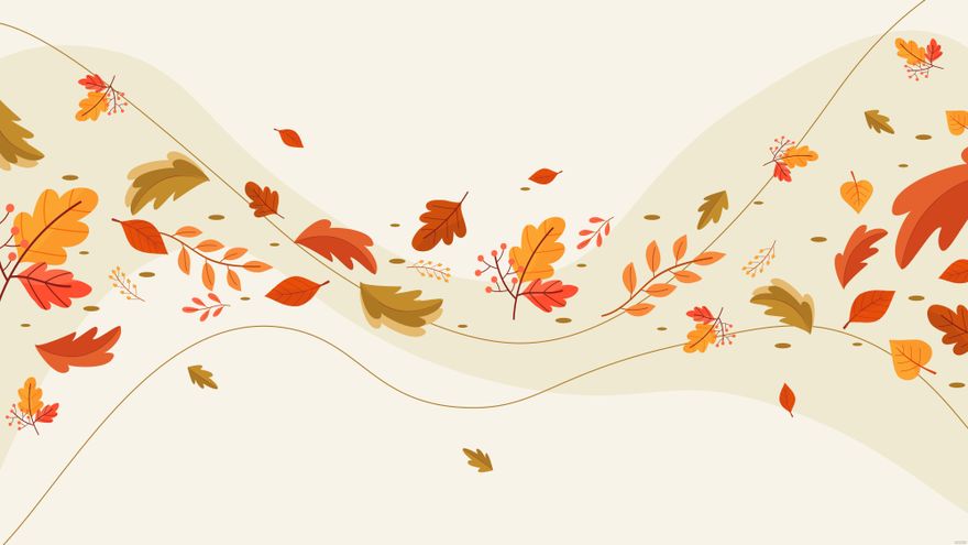 Fall Leaves Background Powerpoint