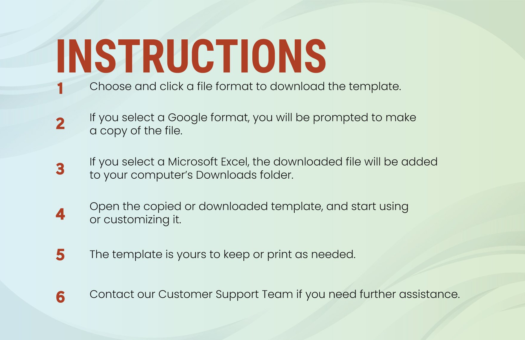 Order Tracking Template