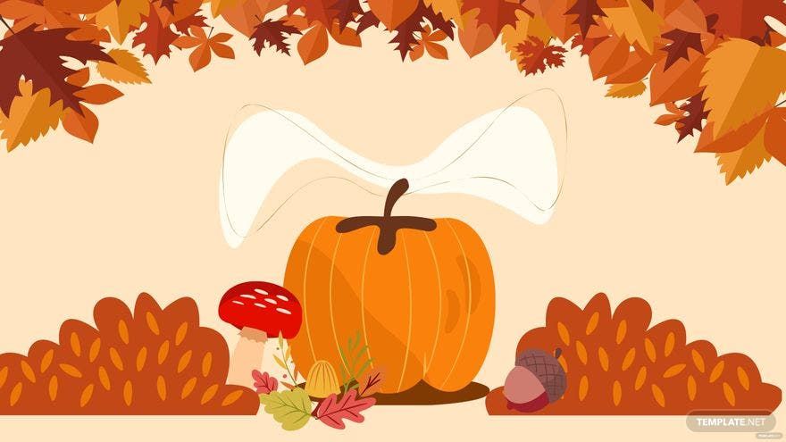 Free Autumn Clipart Background in Illustrator, EPS, SVG, JPG, PNG