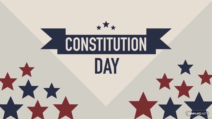 Constitution and Citizenship Day Vector Background