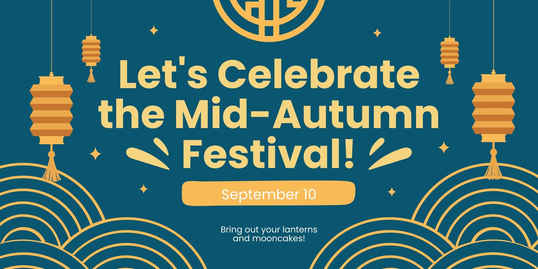Mid-Autumn Festival Celebration Banner