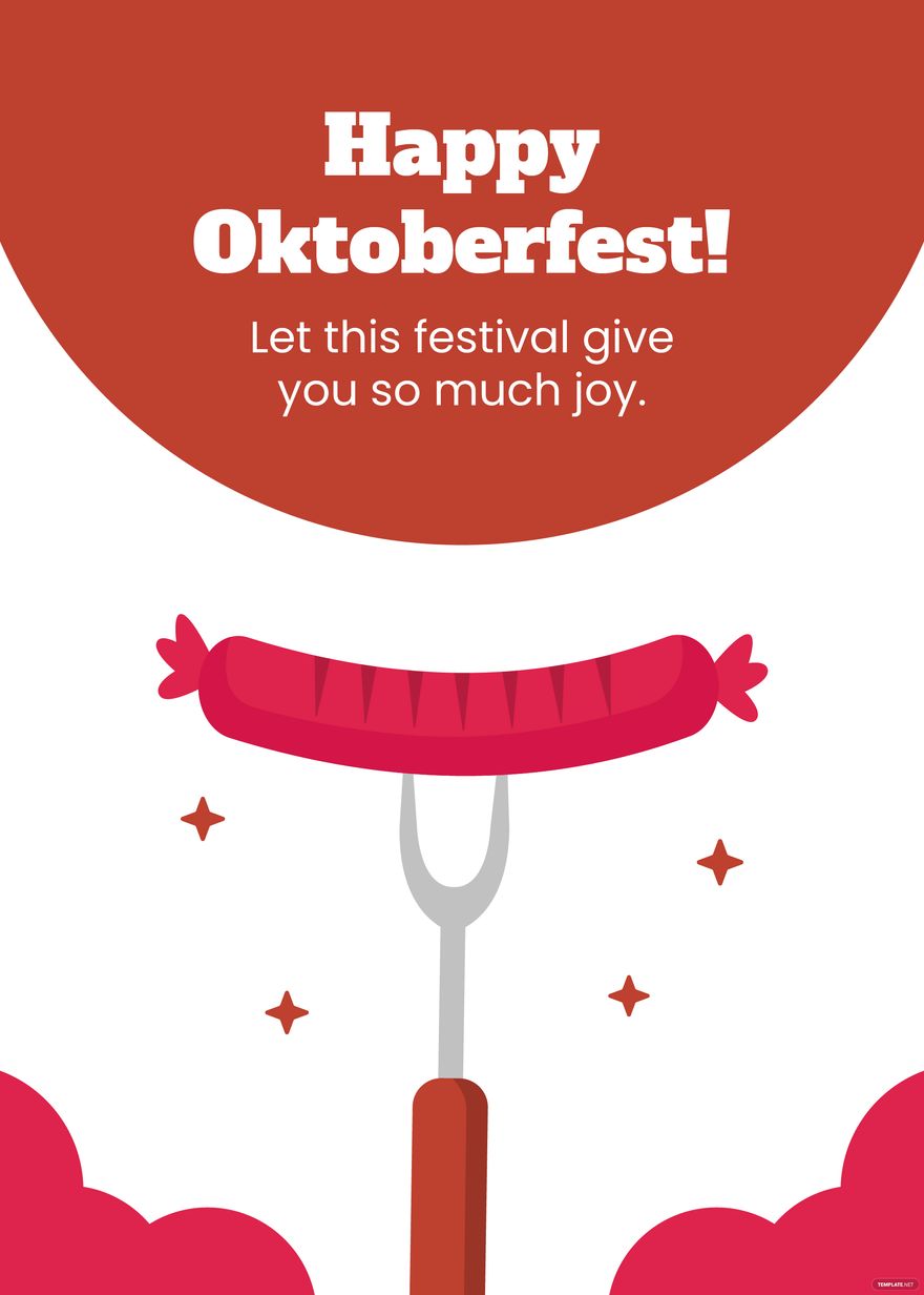 Free Oktoberfest Greeting Card Background in Illustrator, PSD, EPS, SVG, JPG, PNG