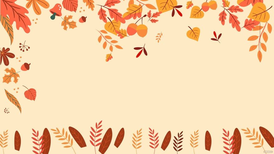 Free Autumn Leaf Background in Illustrator, EPS, SVG, JPG, PNG