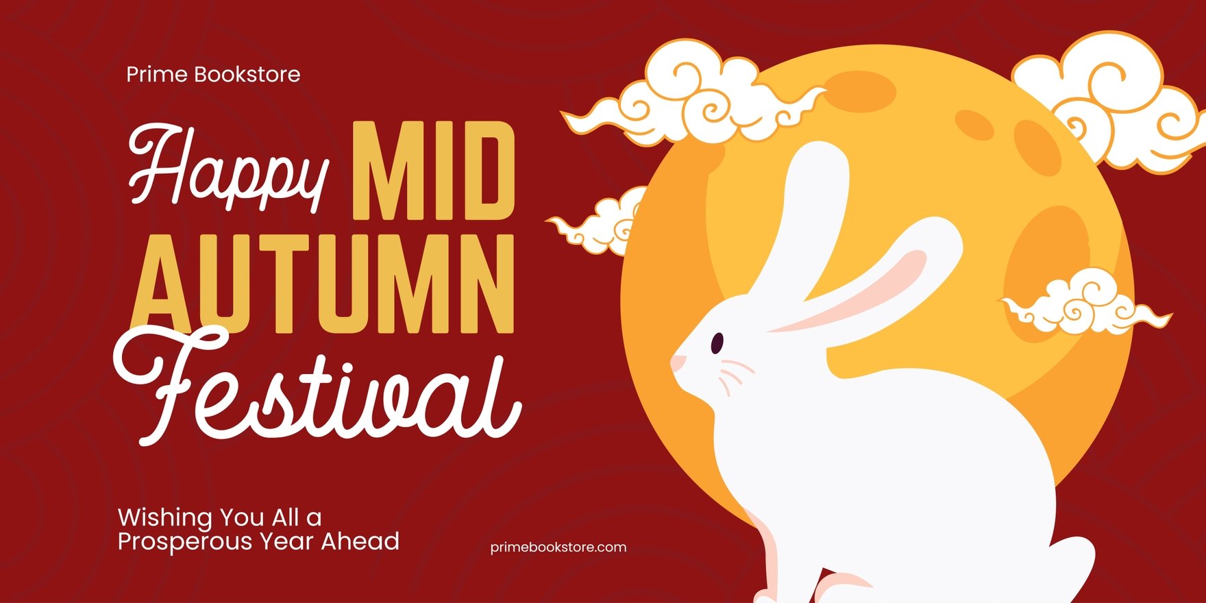 Free Modern Mid-Autumn Festival Banner