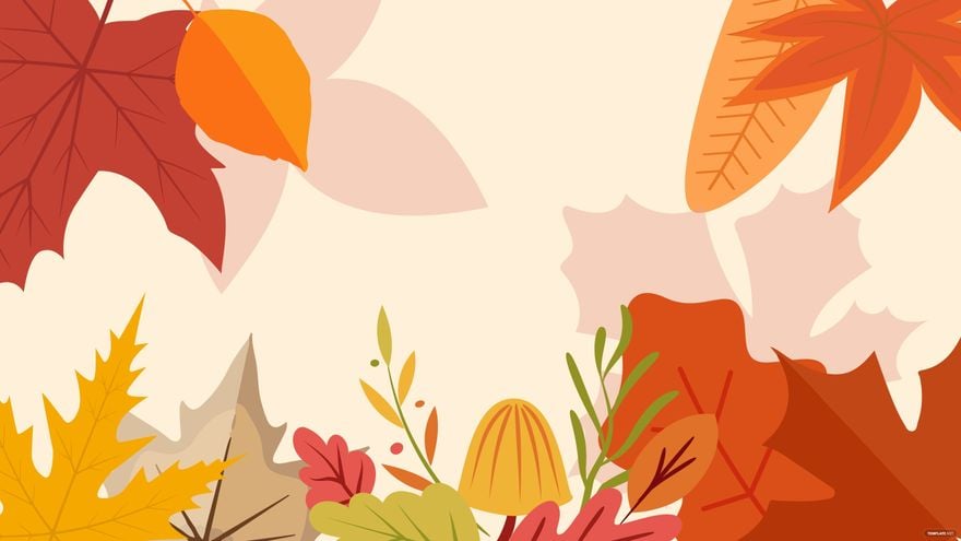 Autumn Dry Leaf Background - EPS, Illustrator, JPG, PNG, SVG 