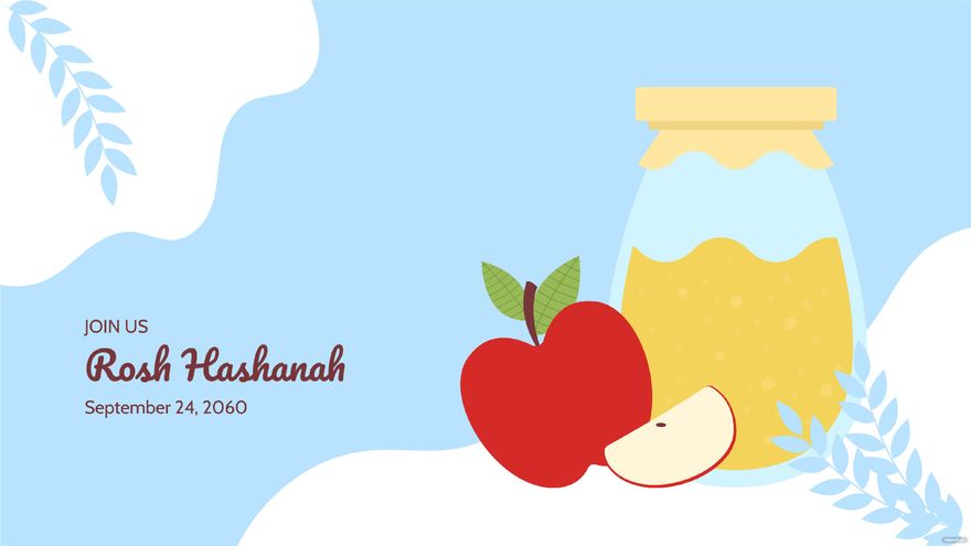 Rosh Hashanah Flyer Background
