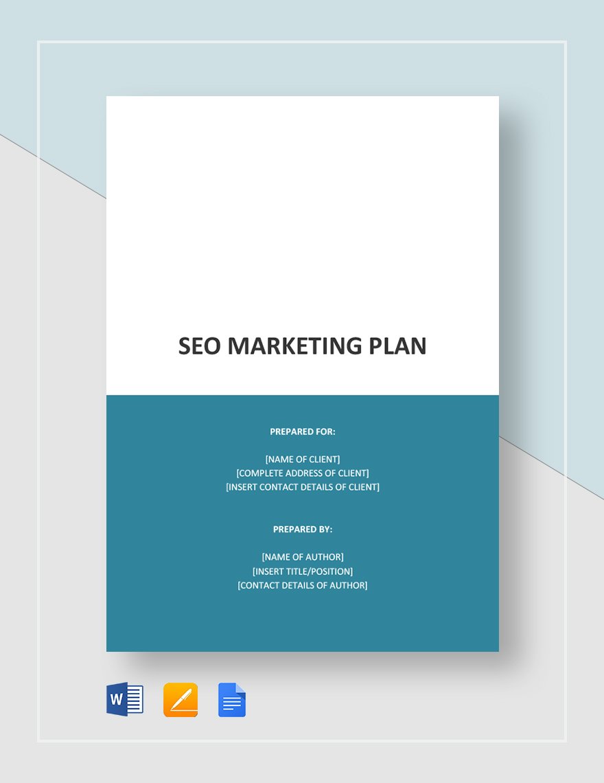 SEO Marketing Plan