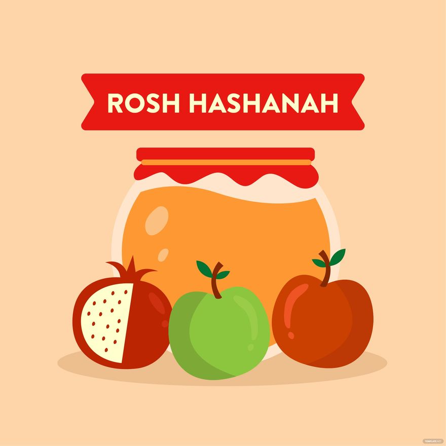 Rosh Hashanah Clipart Vector
