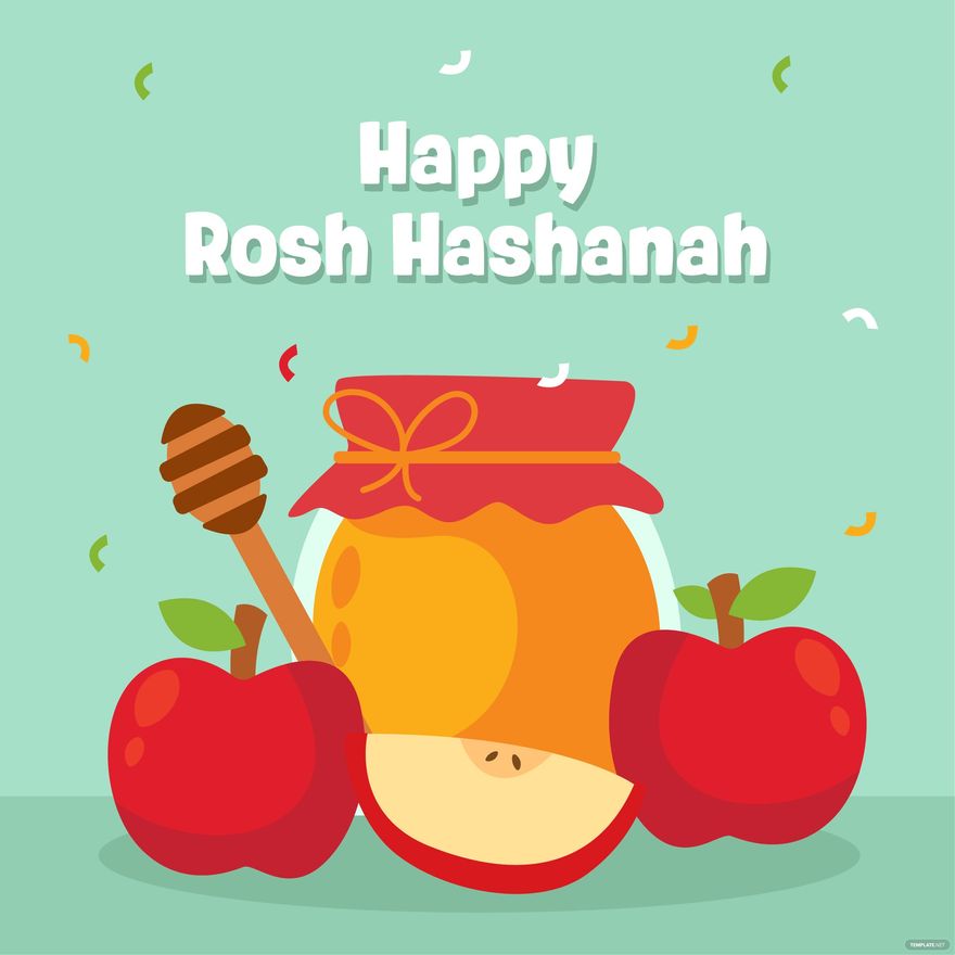 Rosh Hashanah Celebration Vector in Illustrator, PSD, EPS, SVG, JPG, PNG