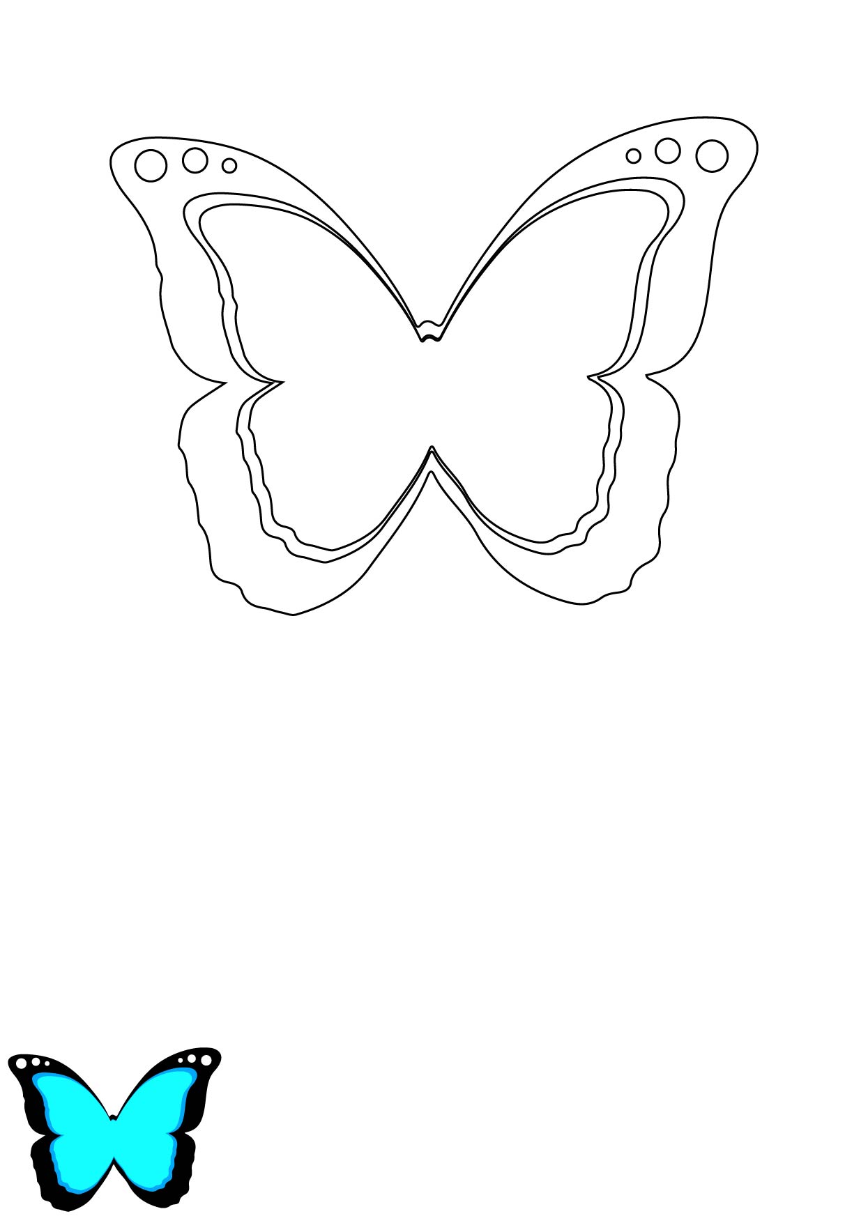 Free Butterfly Template Printable Pdf Butterfly Template Free