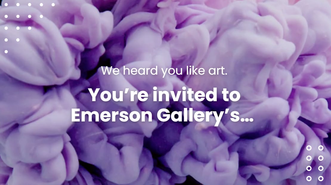 Art Exhibition Invite Video