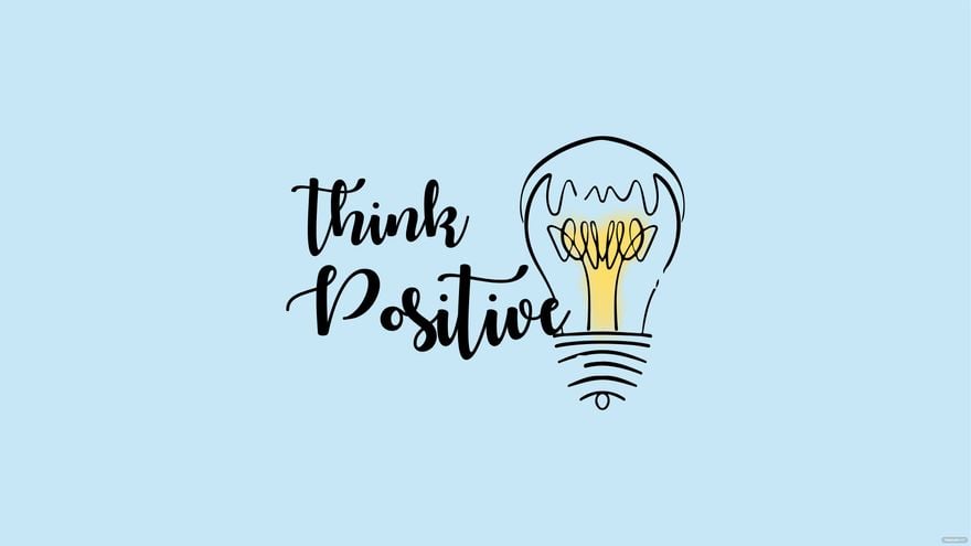 Positive Thinking Day Image Background