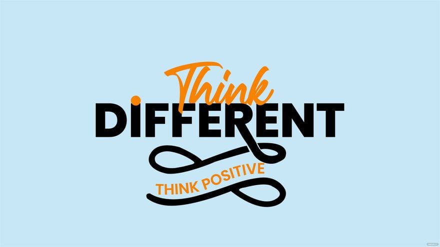 Positive Thinking Day Design Background