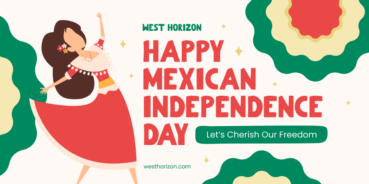 Creative Mexican Independence Day Banner Template