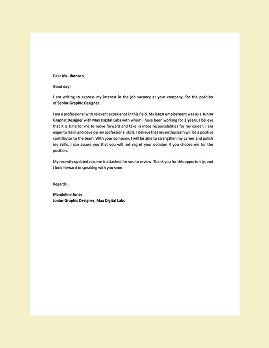 Latest Resume Cover Letter Template Google Docs, Word