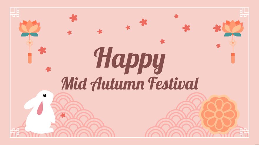 Mid-Autumn Festival Wishes Background