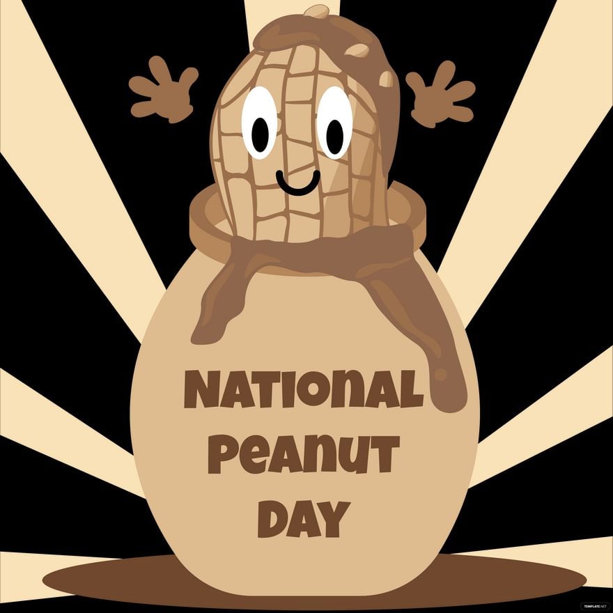 National Peanut Day Clipart Vector