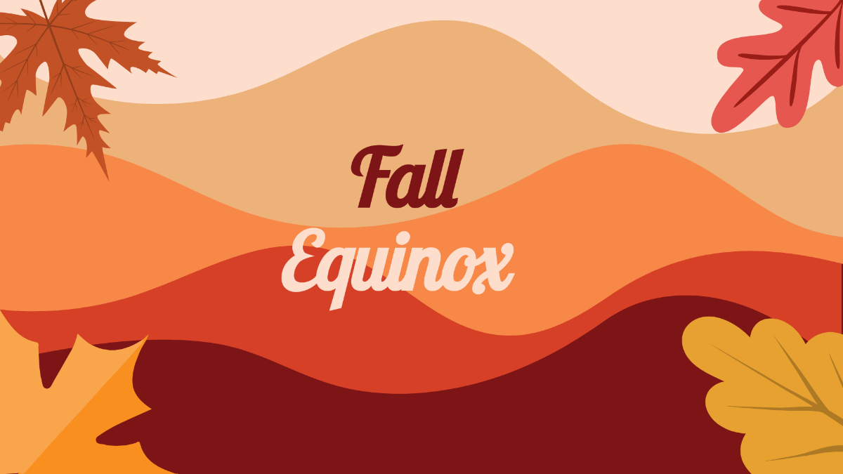 Fall Equinox Background Template