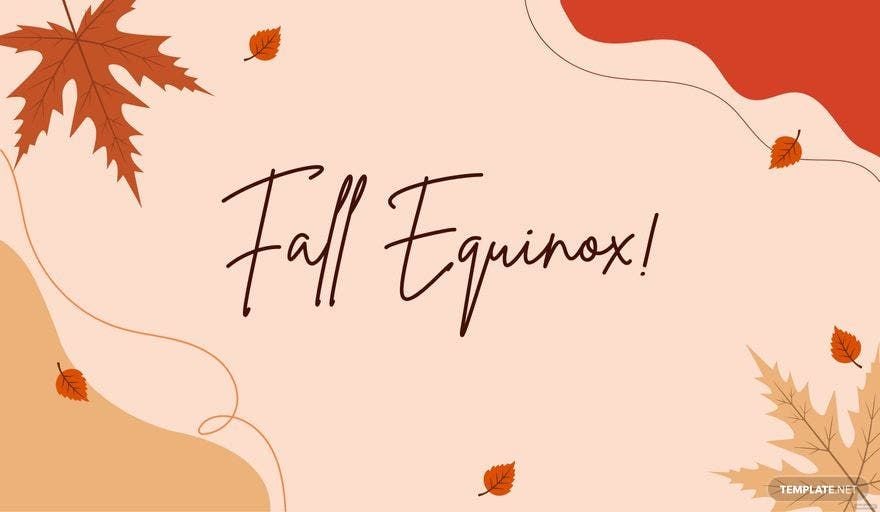 Fall Equinox Wallpaper Background in PDF, Illustrator, PSD, EPS, SVG, JPG, PNG