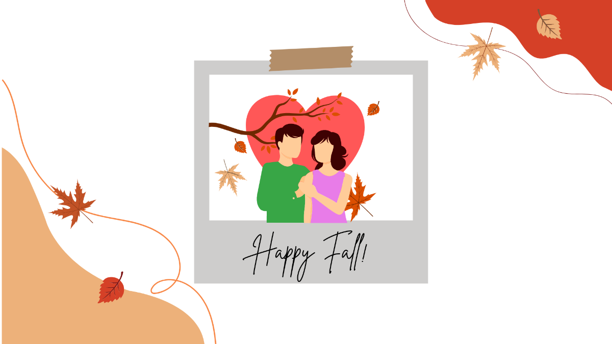 Fall Equinox Photo Background Template