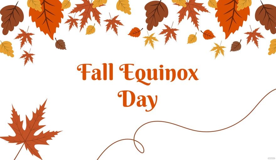 FREE Fall Equinox EPS Template Download