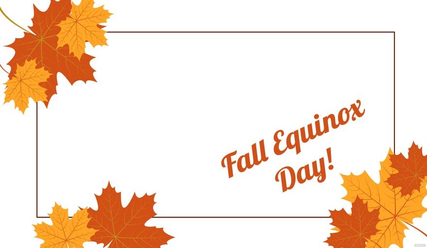 Fall Equinox Banner Background