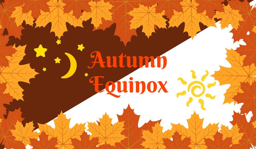 Fall Equinox Design Background