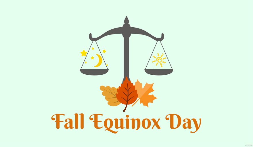 Fall Equinox Day Background in PSD, Illustrator, PDF, SVG, JPG, EPS