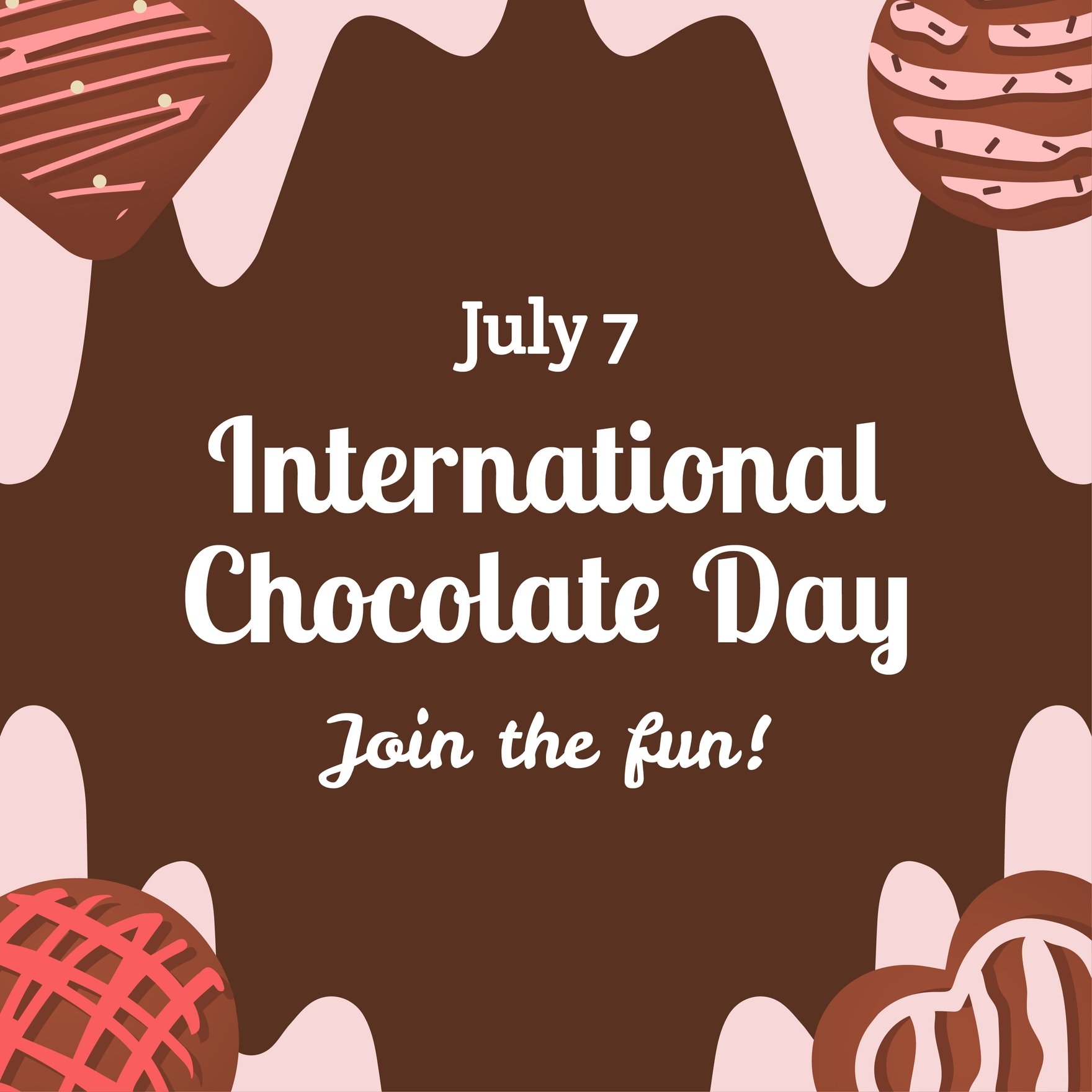 International Chocolate Day Whatsapp Post