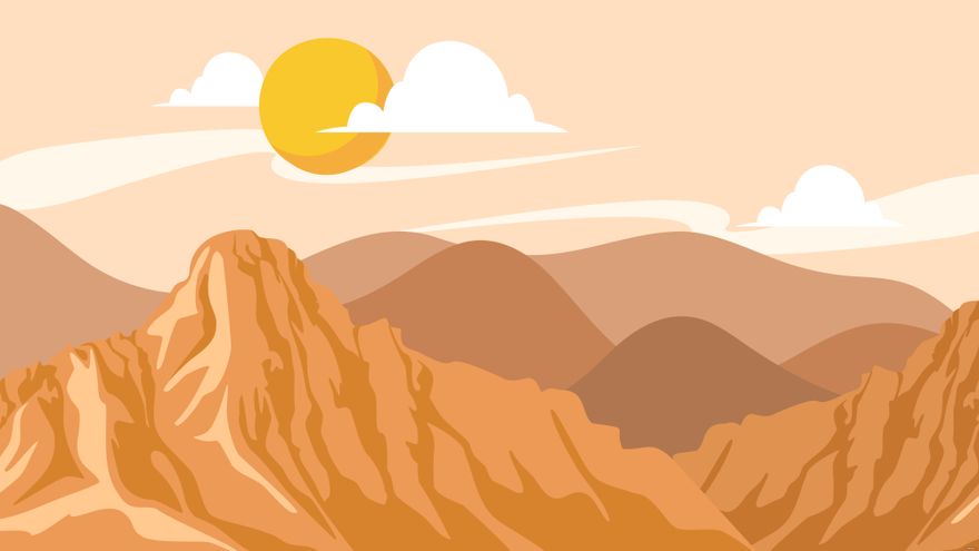 Mountain Range Background in Illustrator, EPS, SVG, JPG, PNG