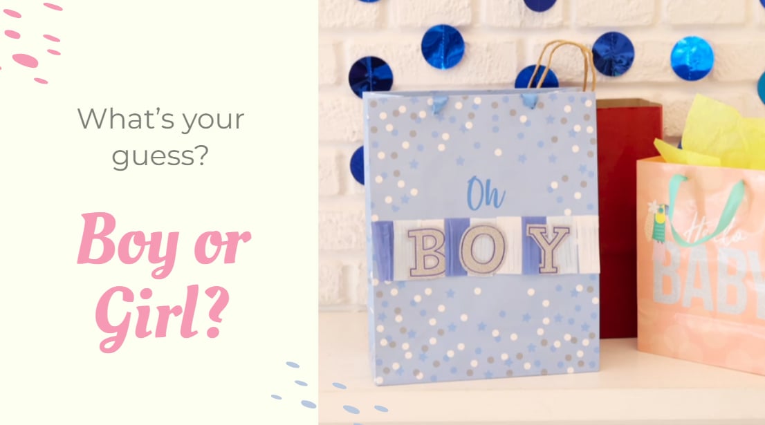 Gender Reveal Party Invitation Video