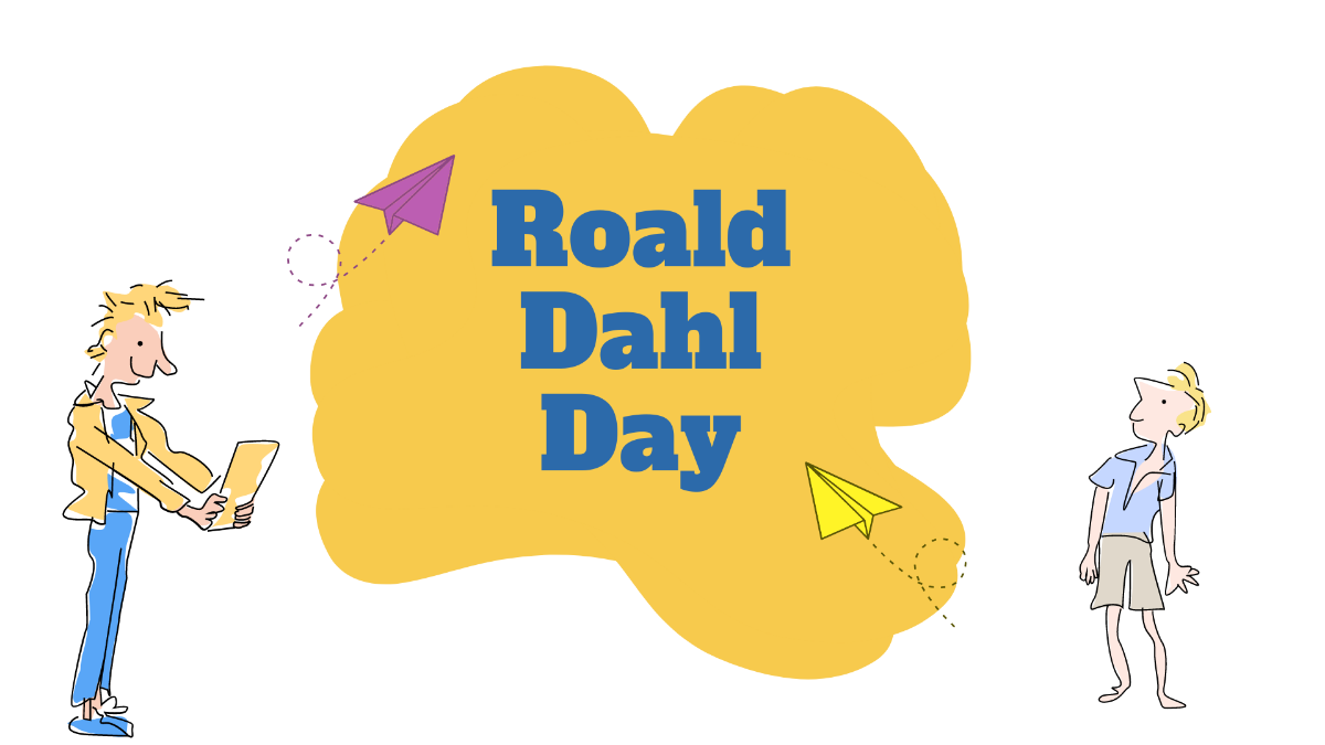 Free High Resolution Roald Dahl Day Background Template