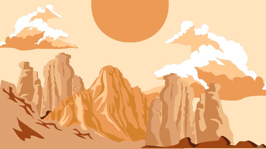 Free Pretty Mountain Background in Illustrator, EPS, SVG, JPG, PNG