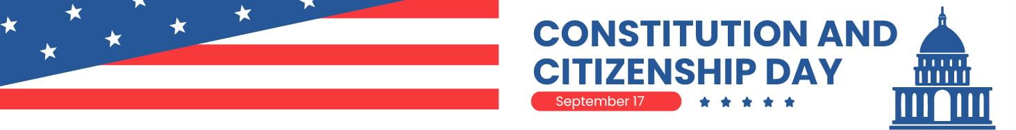 Constitution and Citizenship Day Website Banner