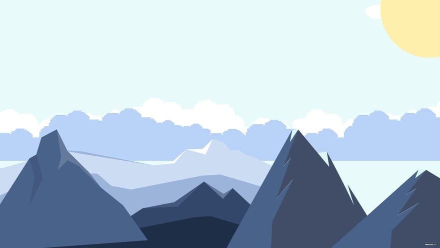 Free Mountain Zoom Background in Illustrator, EPS, SVG, JPG, PNG
