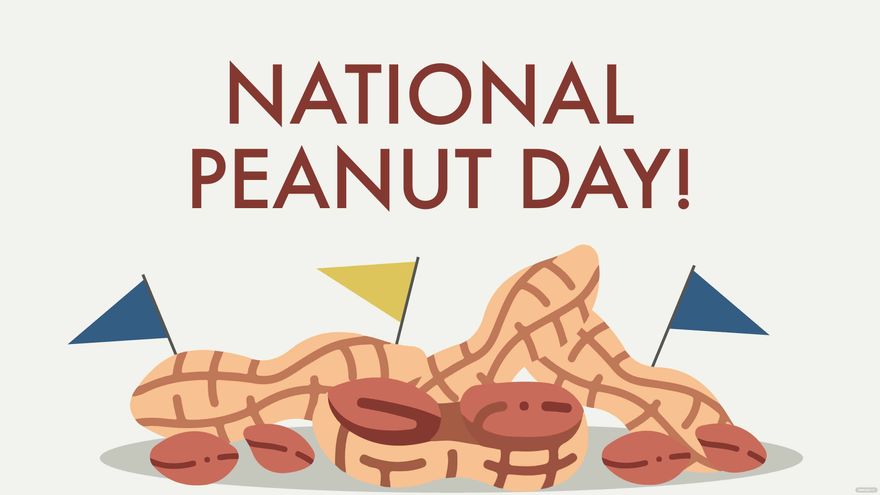 High Resolution National Peanut Day Background