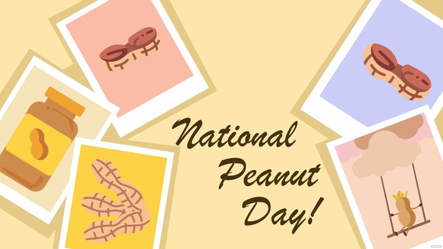 National Peanut Day Image Background
