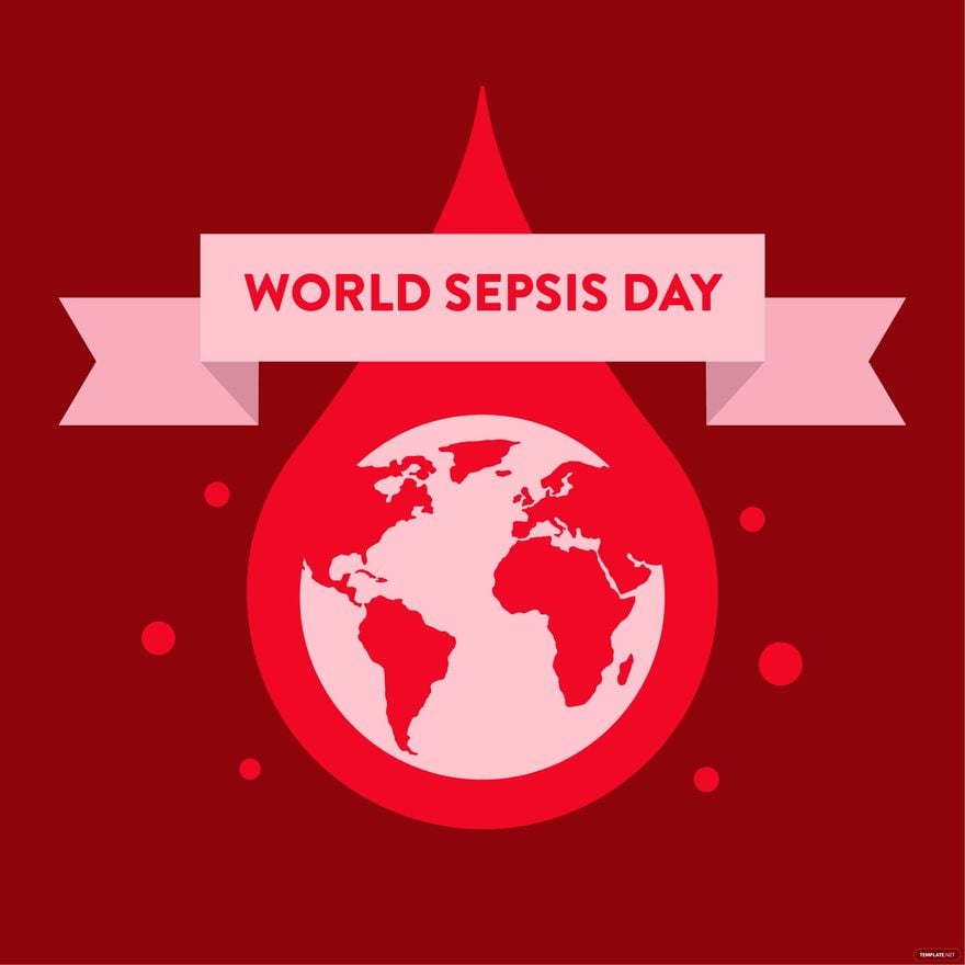 World Sepsis Day Flyer Vector EPS, Illustrator, JPG, PSD, PNG, SVG