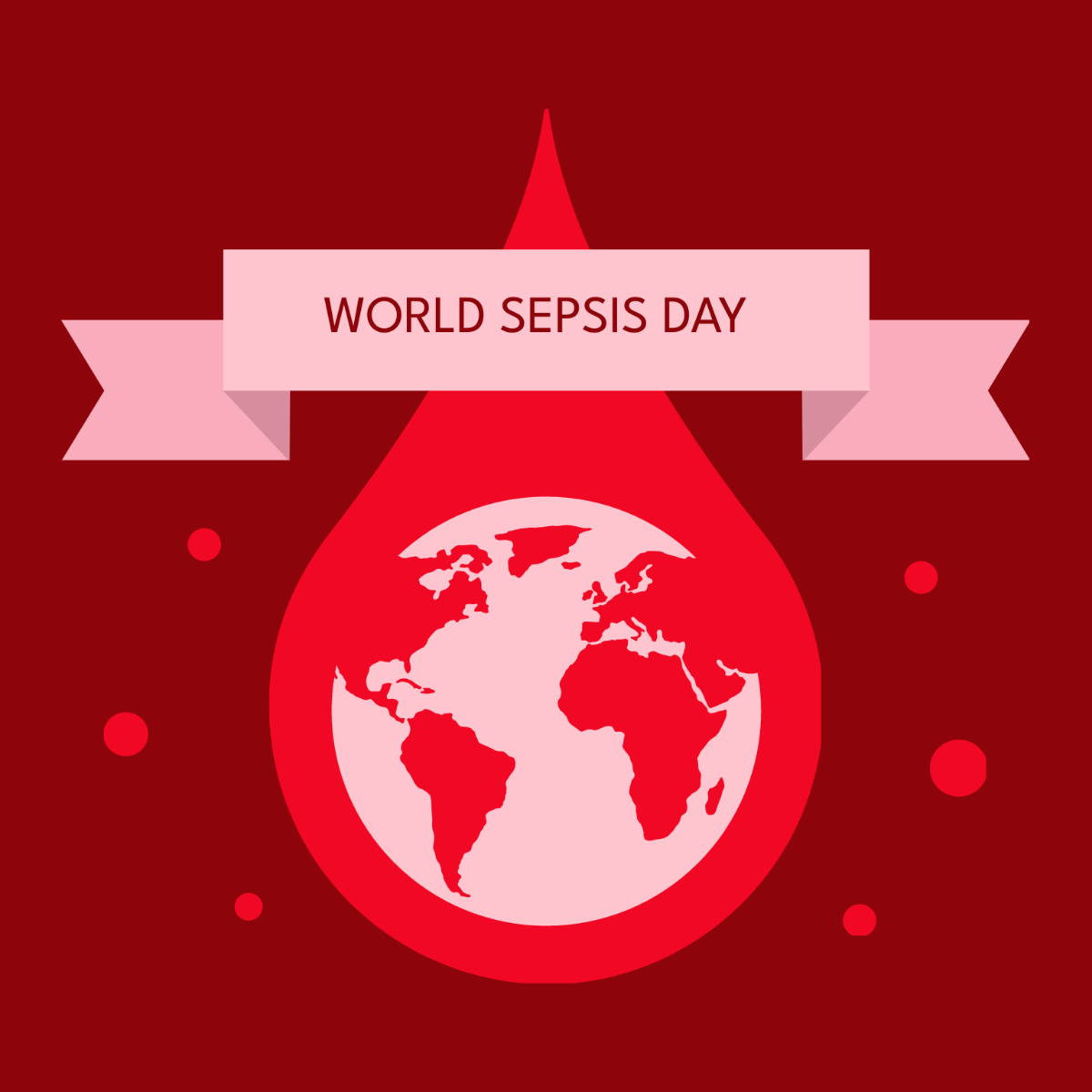 Free World Sepsis Day Vector Template