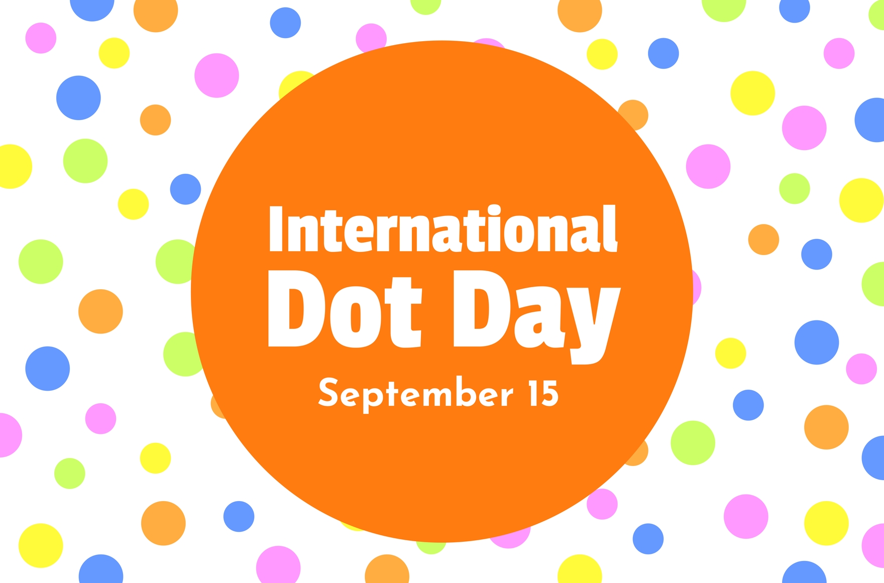 International Dot Day Banner in Illustrator, PSD, EPS, SVG, JPG, PNG