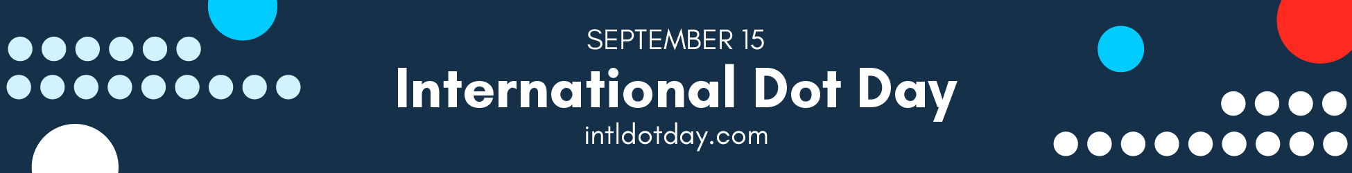 International Dot Day Website Banner