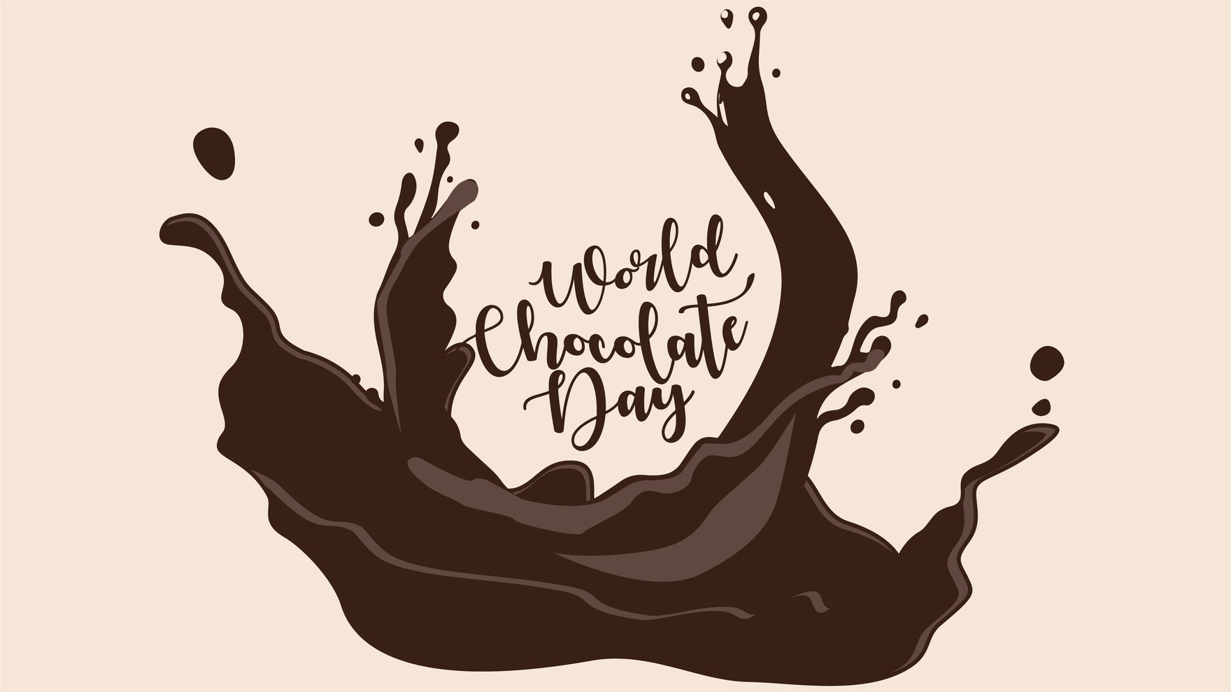 Happy International Chocolate Day Background
