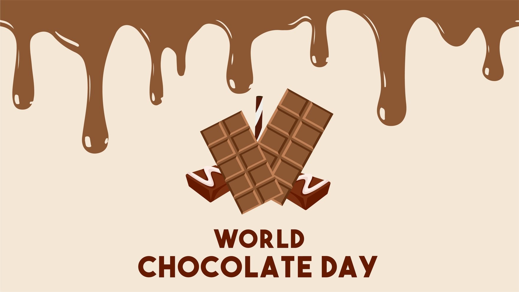 High Resolution International Chocolate Day Background
