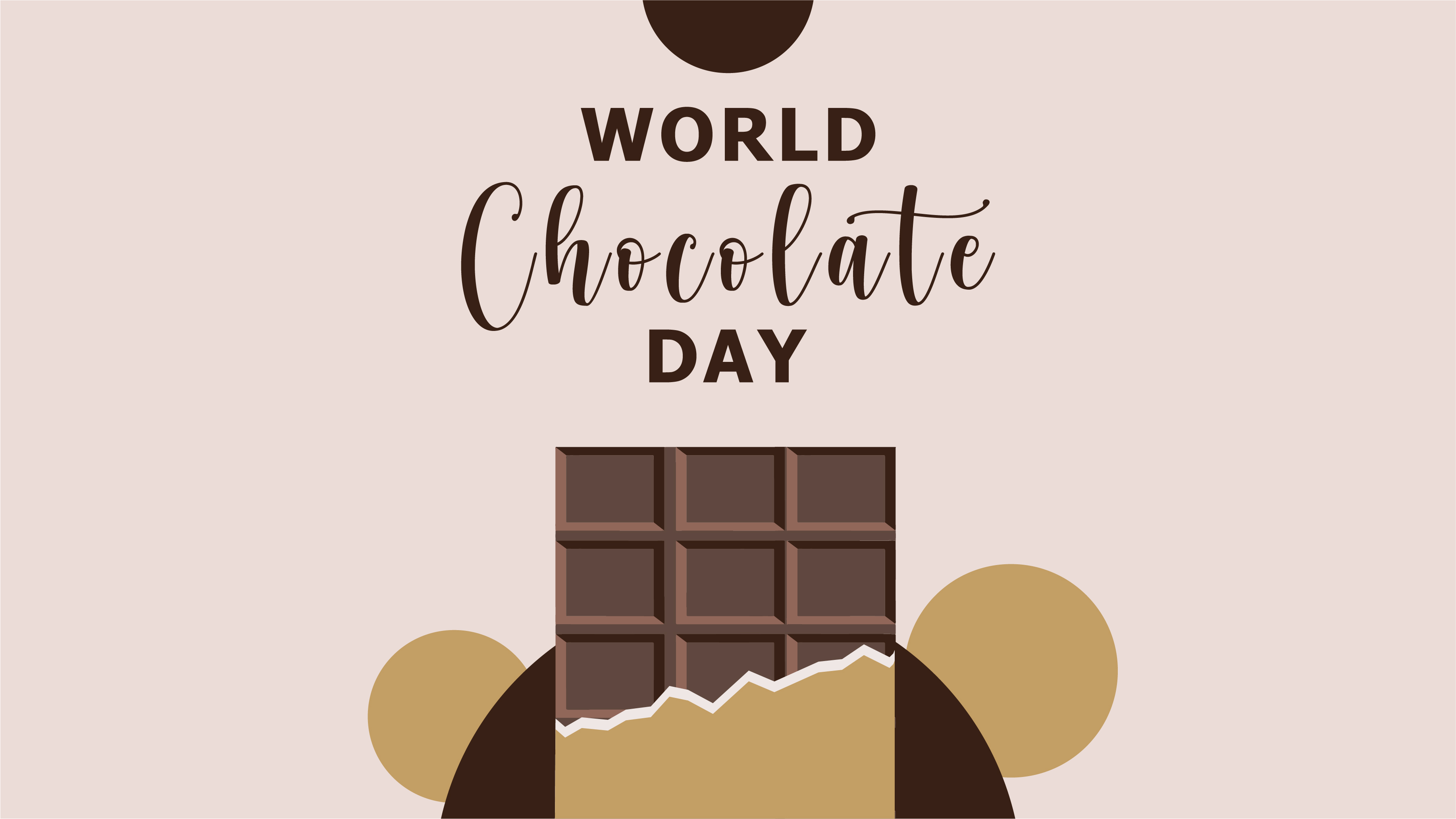 International Chocolate Day Flyer Background Template - Edit Online ...